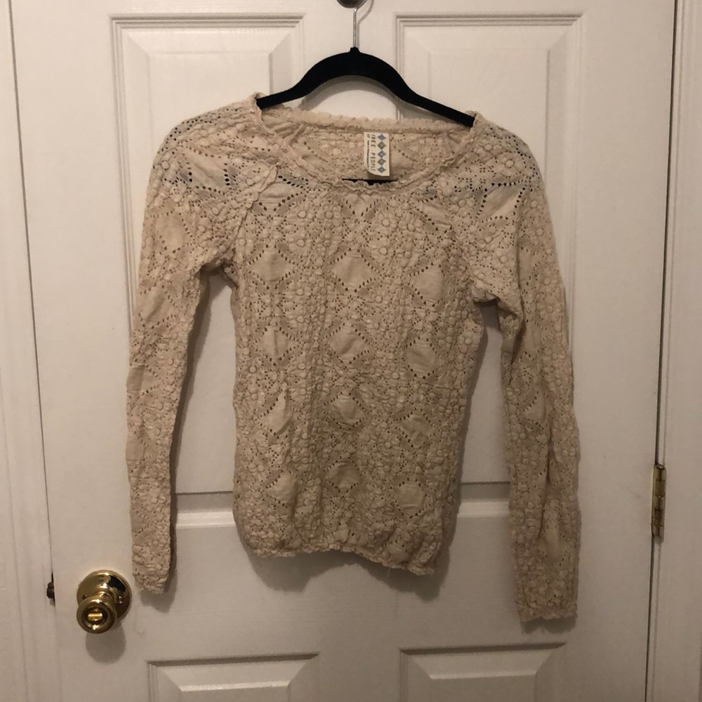 Free People Lace Top